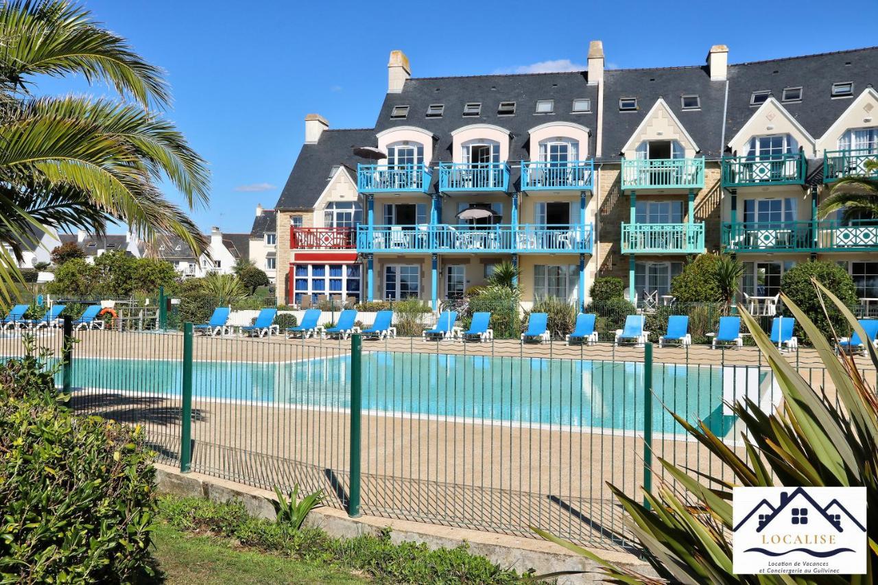 LocaLise au Guilvinec - A16 - Vue sur la mer, la piscine et le jardin - Tout à pied, plages, port, centre, commerces, marché - Wifi inclus - Animaux bienvenus - Linge de lit inclus Extérieur photo